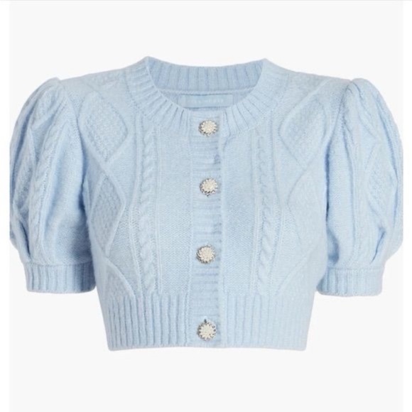 Hill House Ollie Sweater Powder Blue - Picture 1 of 5